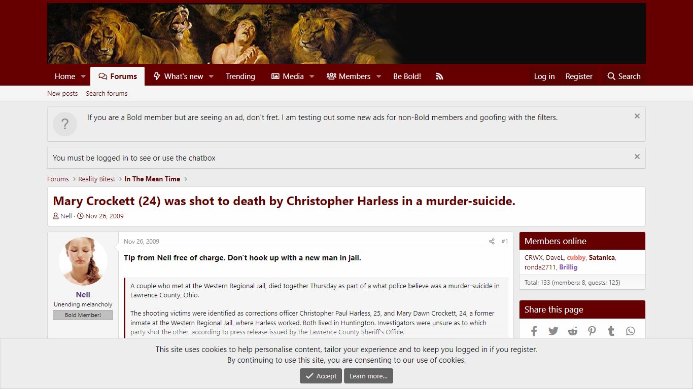 Mary Crockett (24) was shot to death by Christopher Harless in a murder ...